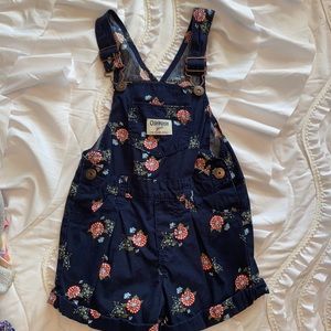 Osh Kosh floral overalls